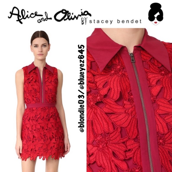 Alice + Olivia Dresses & Skirts - Alice & Olivia “Ellis” zip front dress 4